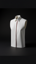 Camisa arquitectónica blanca porcelana